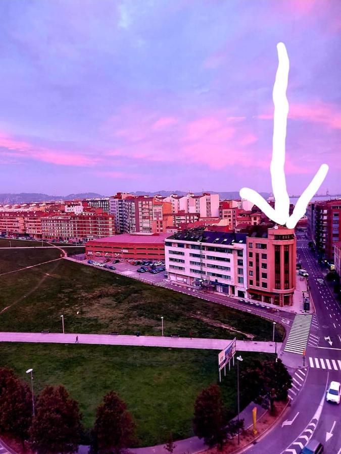ヒホンPuerto Deportivo Centro - Wifiアパートメント エクステリア 写真